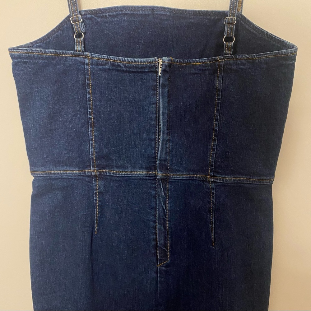 NWT Stetson Stretch Denim Fitted Dress - Picture 5 of 6